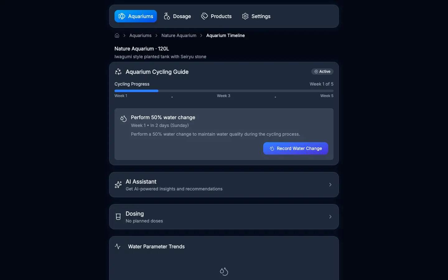 Cycling guide with progress display